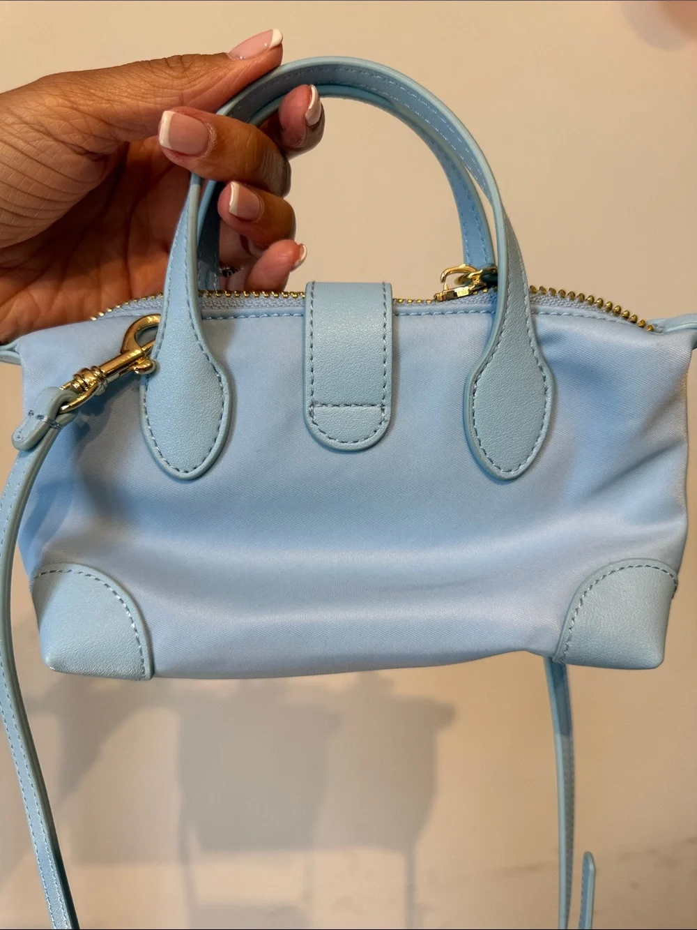 Stoney clover lane crossbody pouchette blue